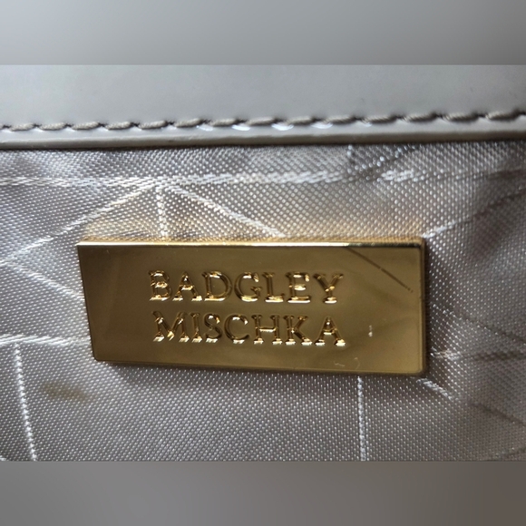 Badgley Mitchka Black Saffiano Leather Lena Satchel - Picture 12 of 15